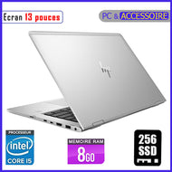 HP EliteBook 1030 G2 - Core i5 -Ram 8gb - 256gb SSD /  Processeur 2,70 GHZ - Ecran 13 pouces