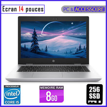 Charger l&#39;image dans la galerie, HP Probook 640 G4 - Core i5 - Ram 8gb - 256gb SSD (Capable de prendre 2 Disques Durs) / Ecran 14 pouces - Processeur 2,7GHZ - 7ème Génération
