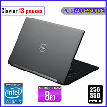 Charger l&#39;image dans la galerie, DELL E7280 / Core i5 - RAM 8gb - 256gb SSD / Processeur 2.5 GHZ - Ecran 13 pouces / 6è et 7è Génération
