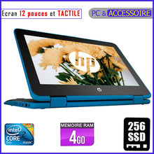 Charger l&#39;image dans la galerie, HP Probook x360 11 G3 - Ecran Tactile / RAM 4gb - 256gb SSD - Dual Core / Processeur 1,1 GHZ - Clavier Lumineux / Ecran 12 pouces (PC PLIABLE à 360°)
