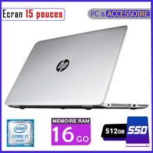 Charger l&#39;image dans la galerie, HP Elitebook 850 G3 - Core i7 - Ram 16gb - 512gb SSD /  Processeur 2.5 GHZ - Ecran 15 pouces - Clavier retro-éclairé
