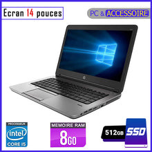 Charger l&#39;image dans la galerie, HP Probook 640 G1 - 512gb SSD - RAM 8gb - Core i5 / Ecran 14 pouces - Processeur 2,3 GHZ
