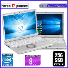 Charger l&#39;image dans la galerie, PANASONIC CF-SZ6 - Core i5 - RAM 8gb - 256gb SSD / Processeur 2.70 GHZ - Ecran 12 pouces - 7ème Génération (Dans Carton)
