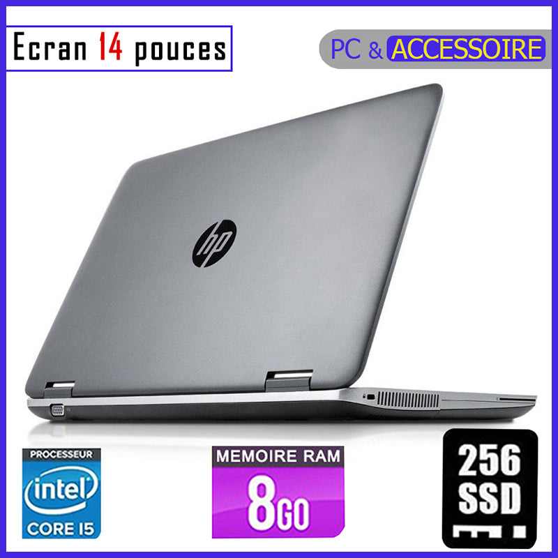 HP Probook 640 G2 - 256gb SSD - RAM 8gb - Core i5 / Ecran 14 pouces - Processeur 2,5 GHZ