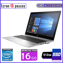 Charger l&#39;image dans la galerie, HP Elitebook 850 G5 - Core i5 - Ram 16gb - 512gb SSD / Ecran 15 pouces Avec Pavé-Numérique (Dans Carton)
