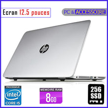 Charger l&#39;image dans la galerie, HP 820 G3 - Core i5 - RAM 8gb - 256gb SSD / Processeur 2,4 GHZ - Ecran 12,5 pouces
