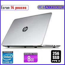 Charger l&#39;image dans la galerie, HP 840 G3 / Core i5 - Ram 8gb - 256gb SSD / Ecran 14 pouces - Clavier rétro-éclairé - Processeur 2,5 GHZ
