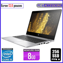 Charger l&#39;image dans la galerie, HP Elitebook 830 G5 - Core i5 - RAM 8gb - 256gb SSD / Processeur 2,6 GHZ - Ecran 13,6 pouces / Avec Emplacement pour carte SIM - 7ème et 8ème Génération
