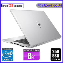 Charger l&#39;image dans la galerie, HP Elitebook 830 G5 - Core i5 - RAM 8gb - 256gb SSD / Processeur 2,6 GHZ - Ecran 13,6 pouces / Avec Emplacement pour carte SIM - 7ème et 8ème Génération
