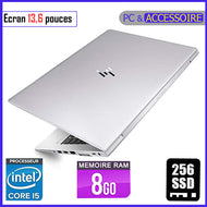 HP Elitebook 830 G5 - Core i5 - RAM 8gb - 256gb SSD / Processeur 2,6 GHZ - Ecran 13,6 pouces / Avec Emplacement pour carte SIM - 7ème et 8ème Génération