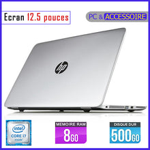 Charger l&#39;image dans la galerie, HP 820 G3 - Core i7 - RAM 8gb - 500gb HDD / Processeur 2,4 GHZ - Ecran 12,5 pouces
